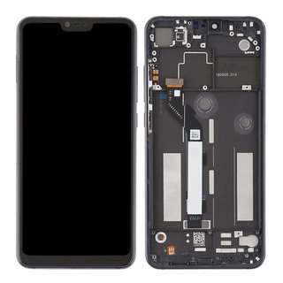Xiaomi Mi 8 Lite LCD Display und Touchscreen mit Rahmen Schwarz