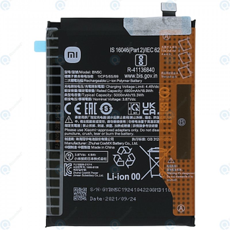 Battery Bn5c 5000mah Xiaomi Poco M4 Pro 5g 3900 Chf 1940