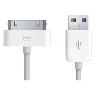 iPhone 3 & 4,  iPad 1 & 2 & 3 USB Ladekabel inkl. CH Stromadapter (Original)