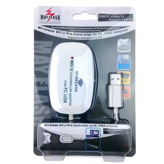 Wireless Wii U Pro Controller fr Amazon Fire TV, PC  & PS3 Adapter