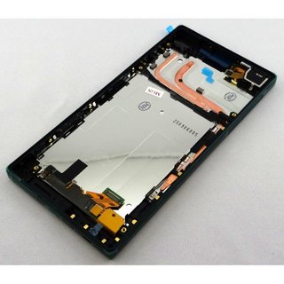 Sony Xperia Z5 LCD Display und Touchscreen mit Rahmen Grn